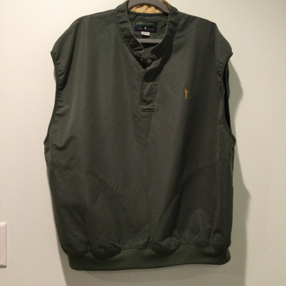 Eagles Ridge 19th Hole Olive Men’s Golf Vest 2X